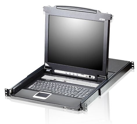 ATEN CL1000M - KVM-konsoll - 17" - kan monteres i rack - 1280 x 1024 - VGA - 1U