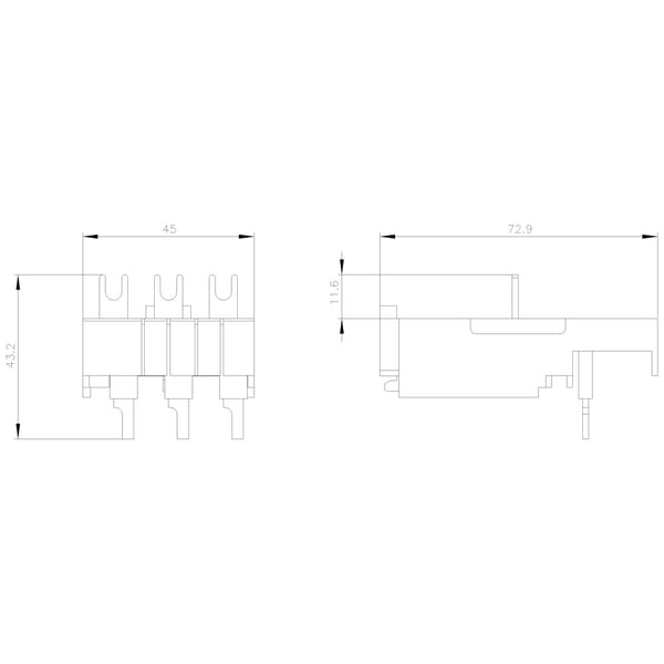 Linkmodul 3RV2,21/3RT2,2, 3RA2921-1AA00