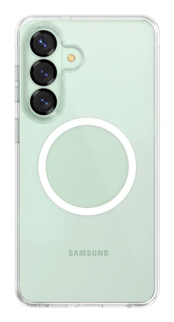 Belkin SheerForce Clear Series - Baksidesskydd för mobiltelefon - magnetisk - klar - för Samsung Galaxy S26+