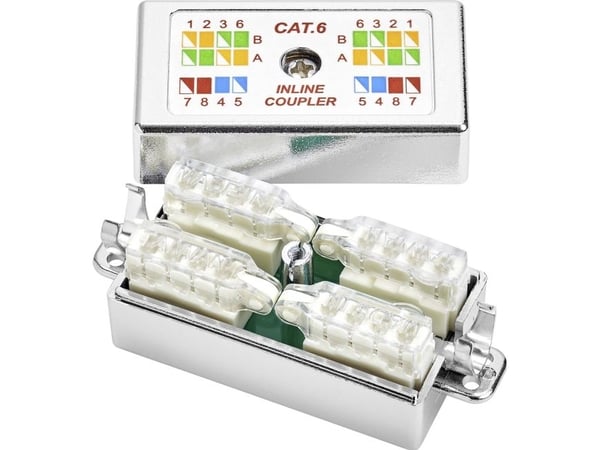 Renkforce RF-4452186 CAT 6 -liitäntärasia, työkaluton