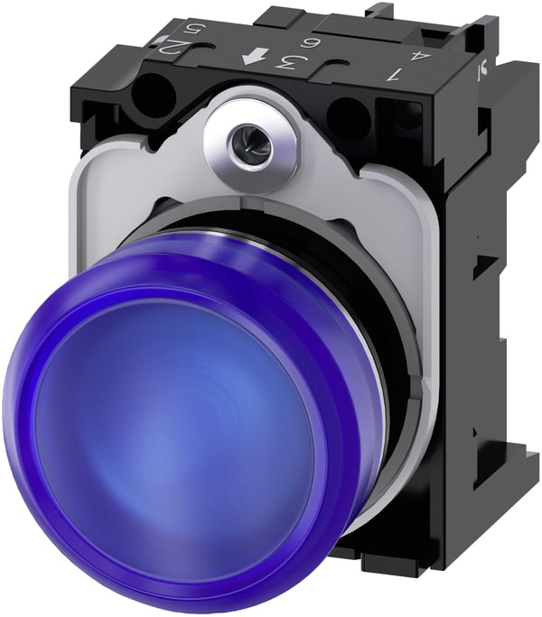 Siemens 3SU1152-6AA50-1AA0 Valoilmaisin 1 kpl