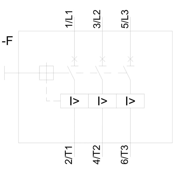 Siemens 3RV2341-4FC10 tehokytkin 1 kpl kytkentäjännite (maks.) 690 V/AC (L x K x S) 70 x 165 x 176 mm