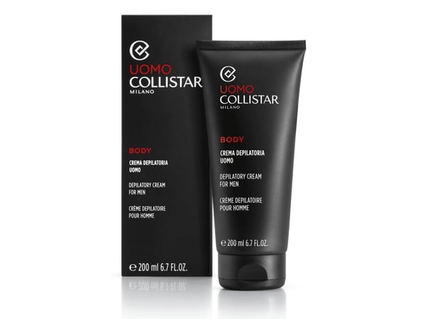 Collistar Uomo Body, Ihokarvojenpoistoaine, 200 ml, Kaikille ihotyypeille, Pehmentävä, Rauhoittava, Miesten, Tuubi