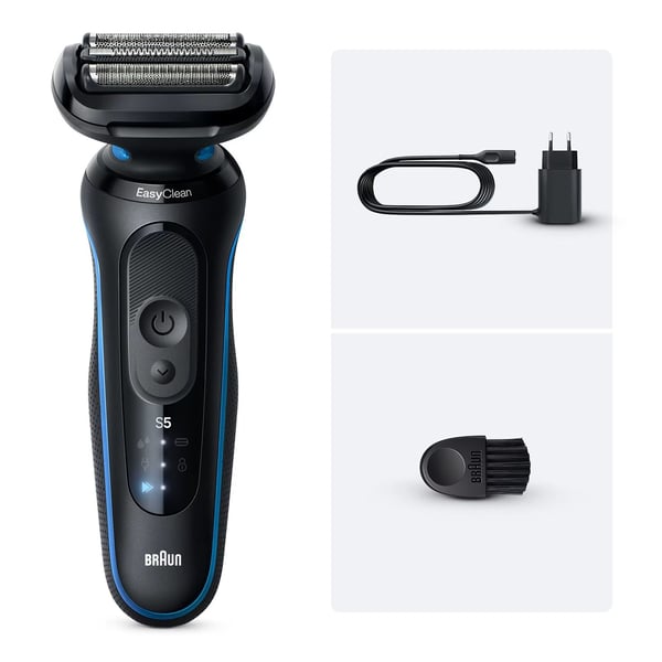 Braun Series 5 52-B1000s barbermaskin 1 h ladetid Li-Ion-batteri, svart