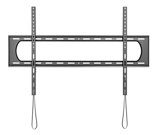 DELTACO - Monteringssats (väggfäste) - kraftig - för böjd/platt panel - fixed, up to 120 kg - svart - skärmstorlek: 60"-120"