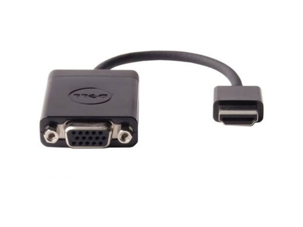 Dell - Videoadapteri - HDMI han til HD-15 (VGA) hun - lajittelu - Inspiron 14 34XX, 15 75XX; Latitude 5289 2-In-1, E7240; OptiPlex 50XX; Precision ...