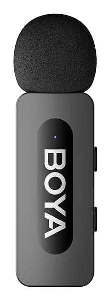 BOYA BY-V2.0 trådlös myggmikrofon 2TX+1RX, Lightning