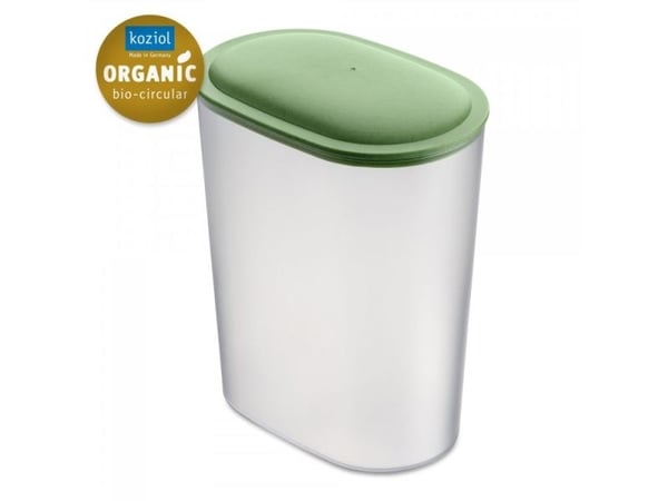 koziol 4065703, Universell Container, 2,5 l, Grønn, Gjennomsiktig, Avtagbart lokk, 115 mm, 176 mm