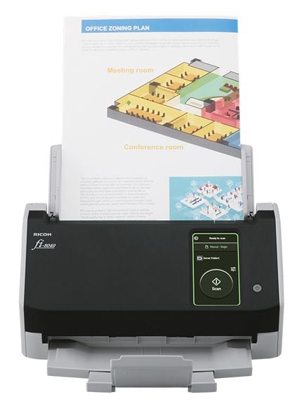 Ricoh fi-8040 dokumentskanner 40 ppm/80 ipm, tosidig, 50-arks ADF