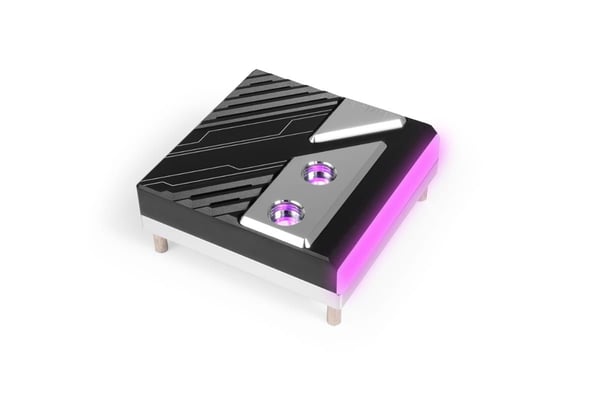 Alphacool 13851, Kaldplate, Akryl, Gjennomsiktig, LGA 1700, LGA 1851, 1/4", 60 °C