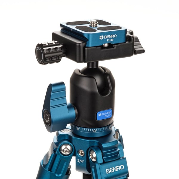 Benro Super Slim TSSL08CN00P kamerastativ 156 cm 1,02 kg, svart och blått