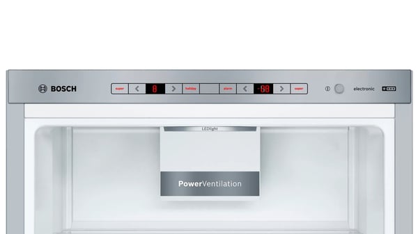 Bosch KGE49AICA Serie 6 kombiskap 419 L C 70 cm, rustfritt stål