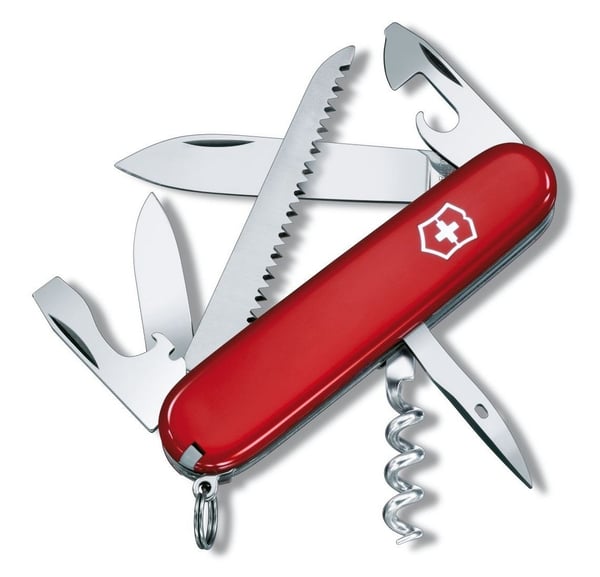 Victorinox 1.3613, Klappkniv uten lås, Multiverktøyskniv, Rustfritt stål, 18 mm, 82 g