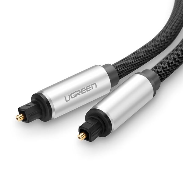 Ugreen 10541, Toslink, Hankjønn, Toslink, Hankjønn, 3 m, Sort