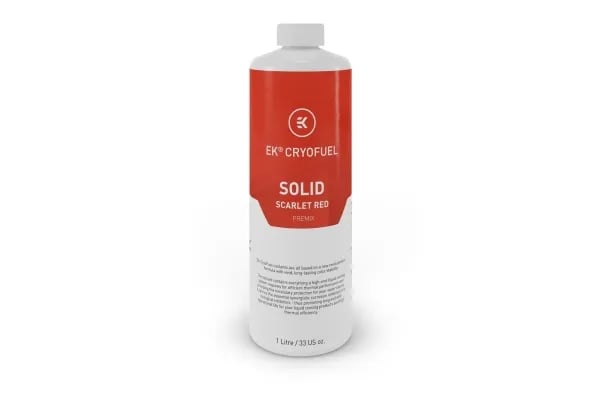 EkWaterBlocks EK-CryoFuel Solid - Kjølevæske for væskekjølesystem - skarlagenrødt