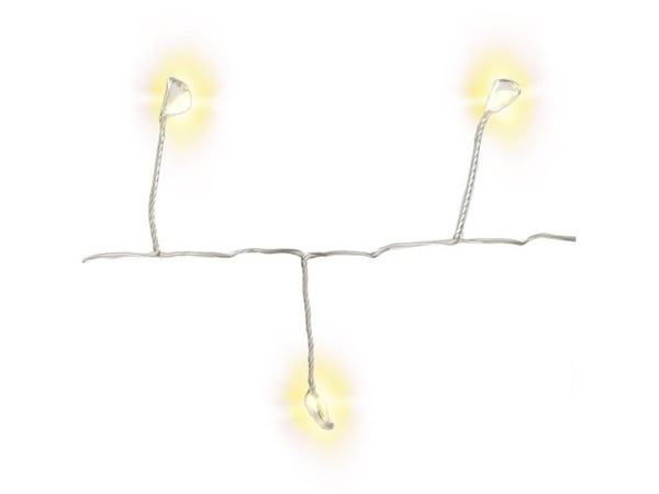 Goobay 57944, Fe lys, Grønn, Sølv, Metall, Polyvinylklorid (PVC), IP44, 50 ampuller, LED