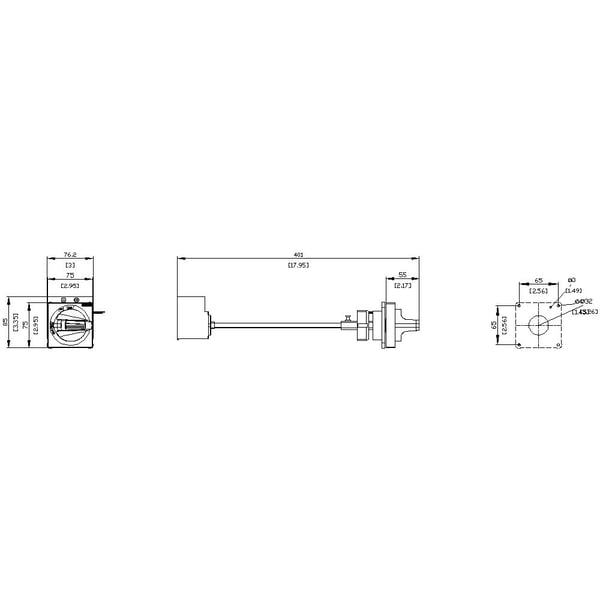 Siemens 3VA9137-0FK37 Dörrvred 1 st