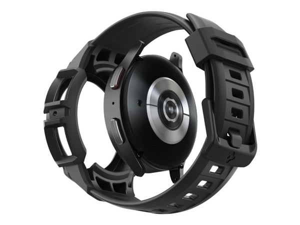 Spigen Rugged Armor Pro, Laatikko, SmartWatch, Musta, Samsung, Galaxy Watch 5 Pro, Termoplastinen polyuretaani (TPU)