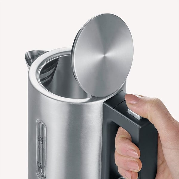 Severin WK 3647 vattenkokare 0,5 l 1100 W borstat rostfritt stål/svart