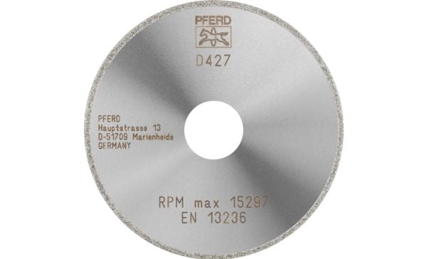 PFERD D1A1R 100-2-22,23 D 427 GAD, Plast, PFERD, 2,22 cm, 10 cm, 1 stk.