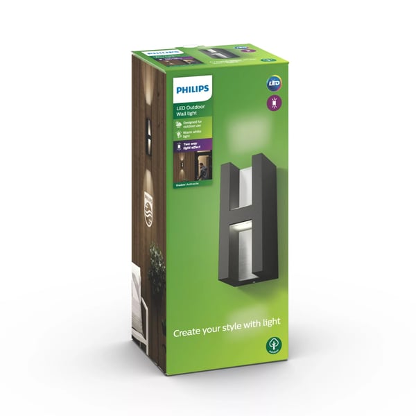 Philips myGarden Shadow - Vegglampe - LED - 9 W