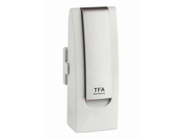 TFA-Dostmann WeatherHub, Ilmankosteus, Sadevesi, Lämpötila, Tuulen nopeus, Langaton, Wi-Fi, 868 MHz, -40 - 60 °C, LCD