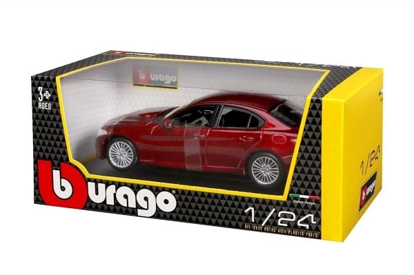 BBURAGO Alfa Romeo Giulia 2016, 1:24, Sportsbil, Montert på forhånd, 1:24, Alfa Romeo Giulia (2016), 1 stykker, 3 år