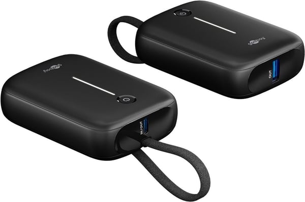 10 000 mAh:n tehopankki integroidulla USB-C™-kaapelilla