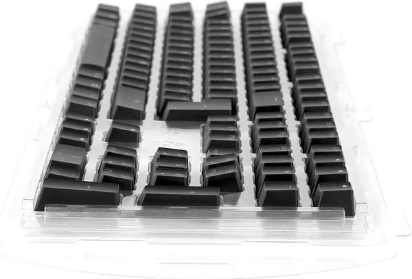 Ducky Black - 115 keycap-sett - Double-shot PBT - Nordic layout
