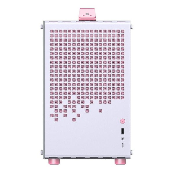 Jonsbo Z20 Pink/White, Mini Tower, PC, Rosa, Hvit, Micro ATX, Mini-ATX, SPCC, Herdet glass, 16,4 cm