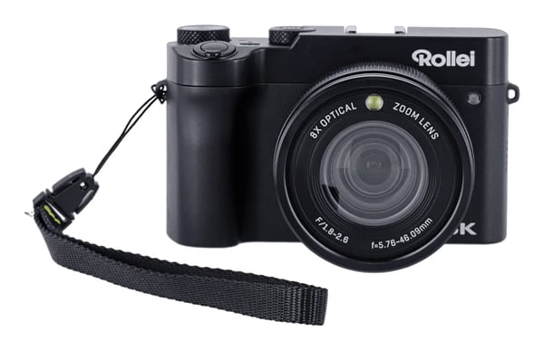 Rollei Powerflex X8 kompaktikamera 64 MP kaksoisobjektiivi, musta