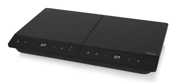 Tristar IK-6162 dobbel induksjonsplate 3500 W 19/16 cm LCD med berøring, svart