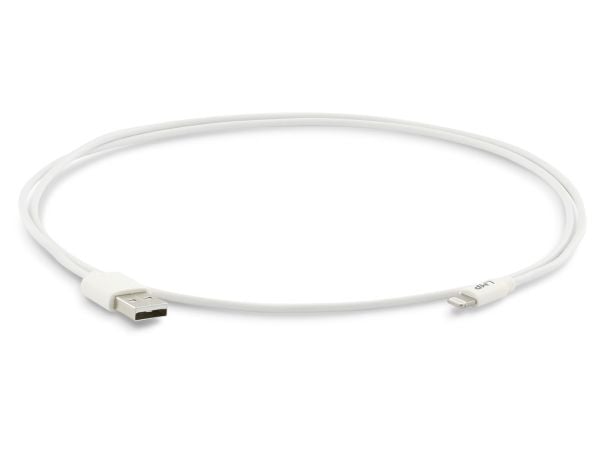 LMP 11765, 2 m, Lightning, USB A, Uros, Uros, Valkoinen