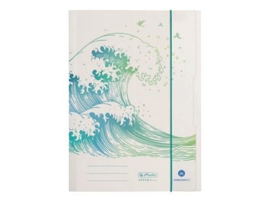 Herlitz GREENline, A4, Pahvi, Valkoinen, 5 kpl