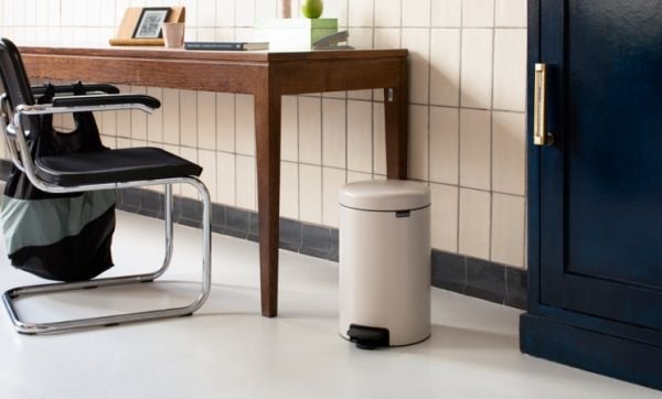 Brabantia NewIcon, 12 L, Pyöreä, Beige, Poljin, Belgia, 25,1 cm