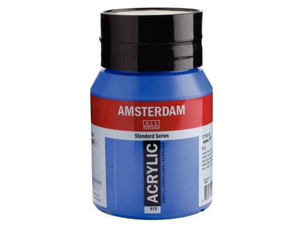 Amsterdam Standard Series Akrylkrukke 500ml Koboltblå (Ultramarin) 512