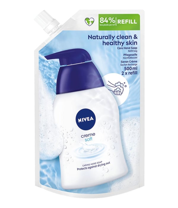 Nivea MYDŁO W płynie zapas Cream Soft 500ml - 0180701