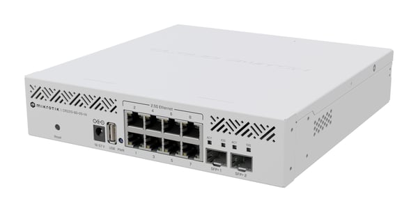 MikroTik CRS310-8G+2S+IN nettverkssvitsj 8x 2.5G Ethernet, 2x 10G SFP+