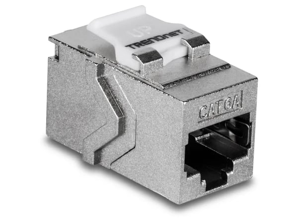 Trendnet TC-KC06C6A, litteä, hopea, RJ-45, RJ-45, naaras, naaras