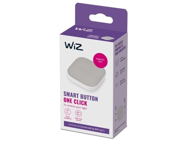 WiZ Portable Button - Control your Smart Lighting Easily Without App - Works on Batteries