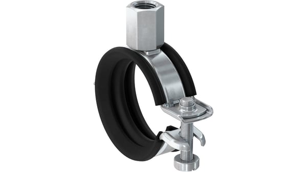 Fischer 562353, Rörklammer, Stål, Svart, 31 - 37 mm, 2,54 cm (1"), EPDM, Styrenbutadien (SBR), Zink stål, 0,7 kN