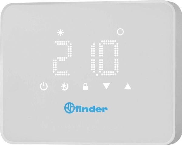 Finder 1T.91.9.003.0000 Huonetermostaatti pinta-asennukseen Päiväohjelma 5 - 37 °C (1T.91.9.003.0000)