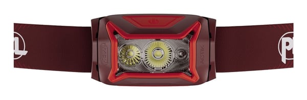 Petzl Actik Core, Taskulamppu otsanauhalla, musta, Painikkeet, Akkutaso, IPX4, LED