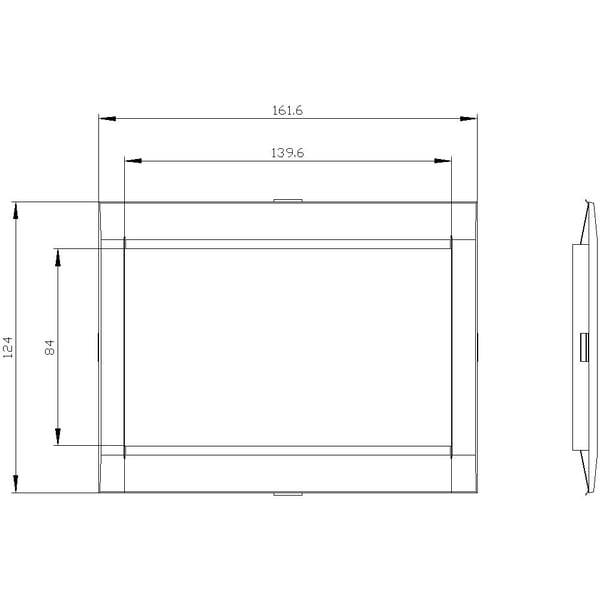 Siemens 3VA9254-0SB20 effektkontakttillbehör, 1 st (B x H) 139,6 x 84,7 mm