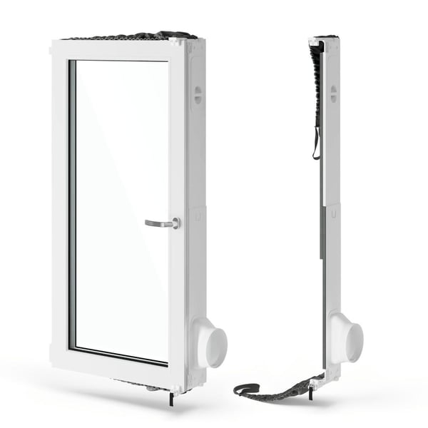 Electrolux EWKIT5 fönstertätningskit för portabel AC med 15 cm slang, vit