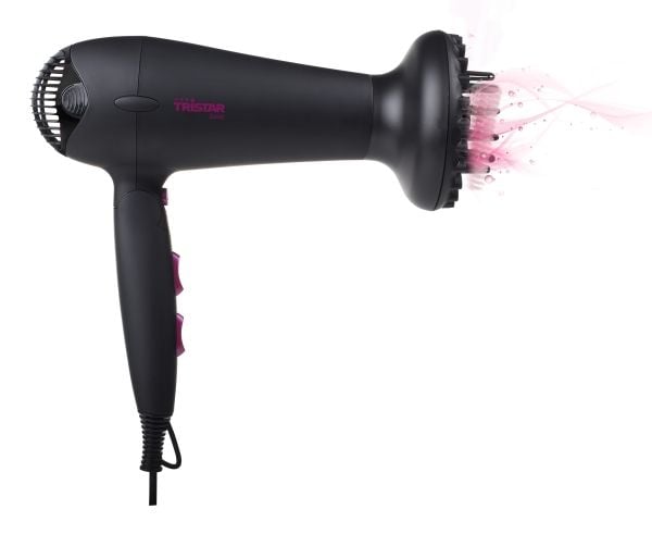Tristar HD-2358 hårtork 2000 W, svart/violett
