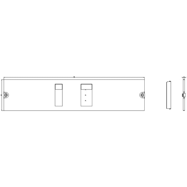 Siemens 8GK67252KK33 ALPHA 630 Universal Leistungsschalter-Bausatz 1x 3VA20-22/100A/160A/250A Leistungsschalter-Bausatz 1 St., 200 mm, 900 mm, 200 ...