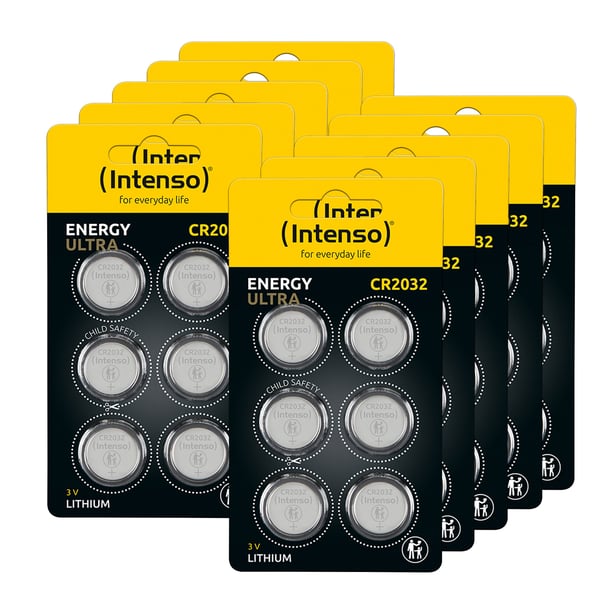 Intenso Knapcellebatteri CR 2032 3 V 6 stk 220 mAh Lithium 7502436MP