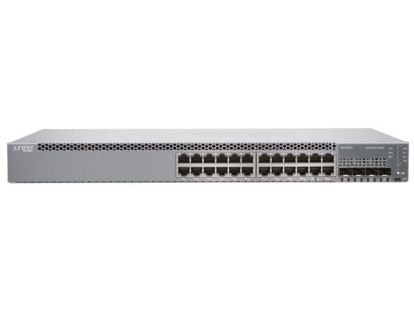 Juniper Networks EX Series EX2300-24P - Switch - L3 - Styrt - 24 x 10/100/1000 (PoE+) + 4 x Gigabit SFP / 10 Gigabit SFP+ - stasjonær, rackmonterba...