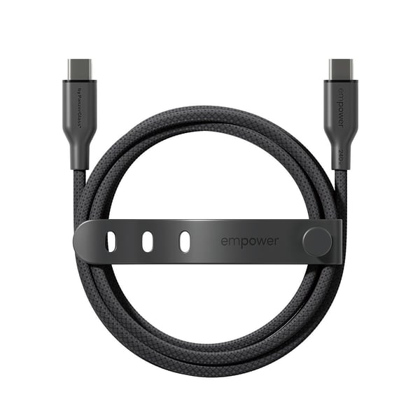 empower by PanzerGlass Racing 240 W USB-C–USB-C-kaapeli | USB 2.0 | 1,2 m | Weltall Schwarz